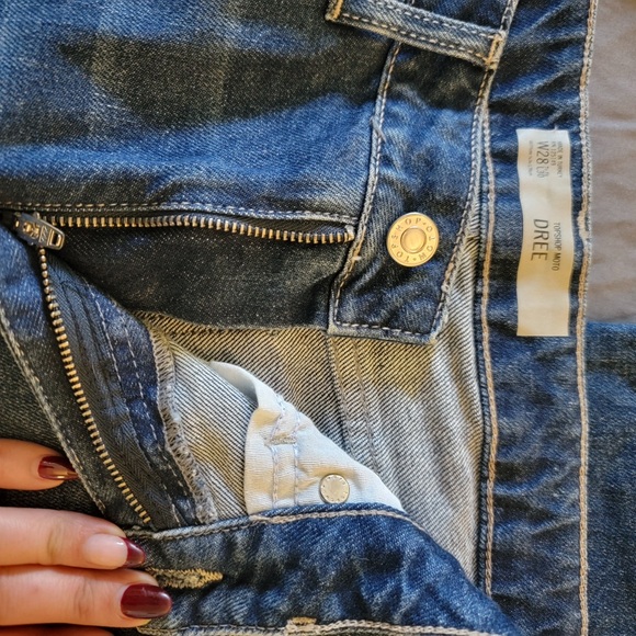 Topshop Moto Dree Jeans Sz 28 - Picture 5 of 5